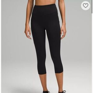 Lululemon fast & free cropped leggings NWT black